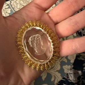 Vintage West Germany Signed Cameo